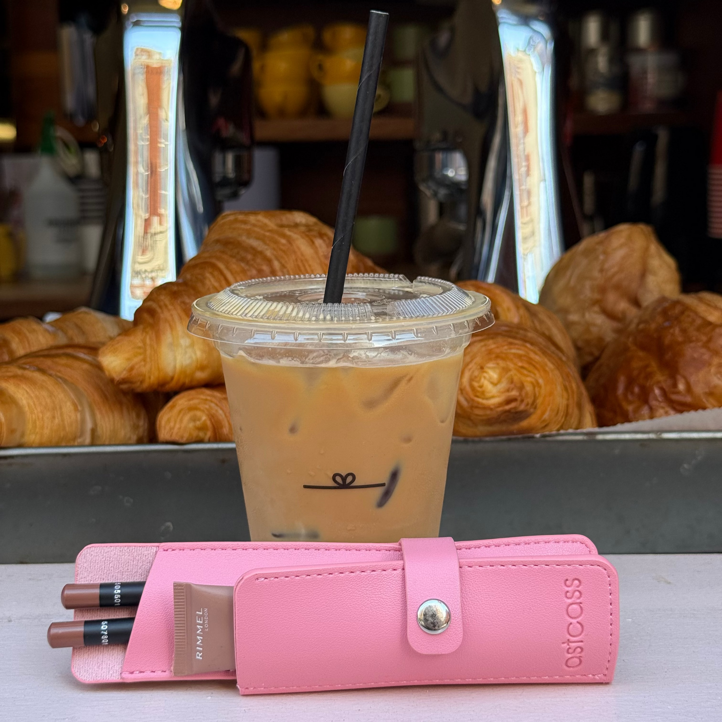 Astcass Mirrored Lip Combo Case - Classic Pink