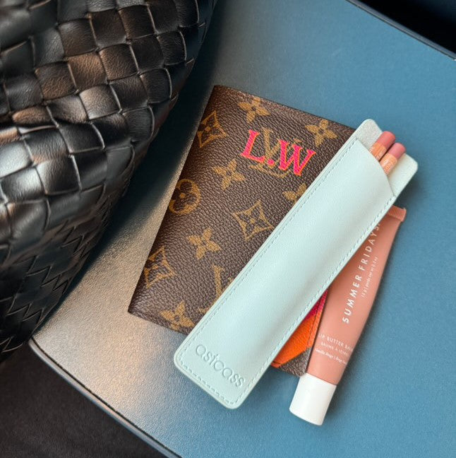 Astcass Mirrored Lip Liner Case - Bubble Bath Blue