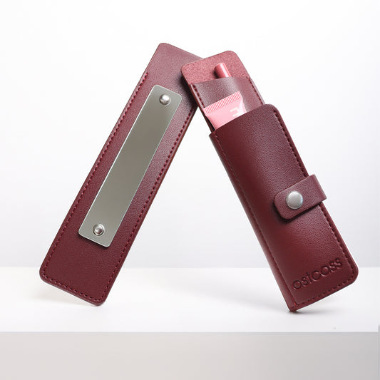 Astcass Mirrored Lip Combo Case - Burgundy Fall