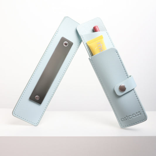 Astcass Mirrored Lip Combo Case - Bubble Bath Blue