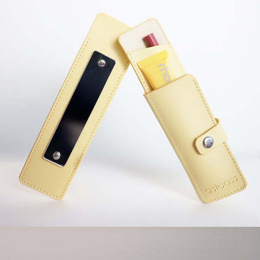 Astcass Mirrored Lip Combo Case - Limoncello Yellow