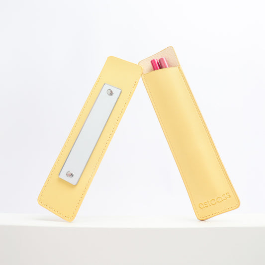 Astcass Mirrored Lip Liner Case - Limoncello Yellow