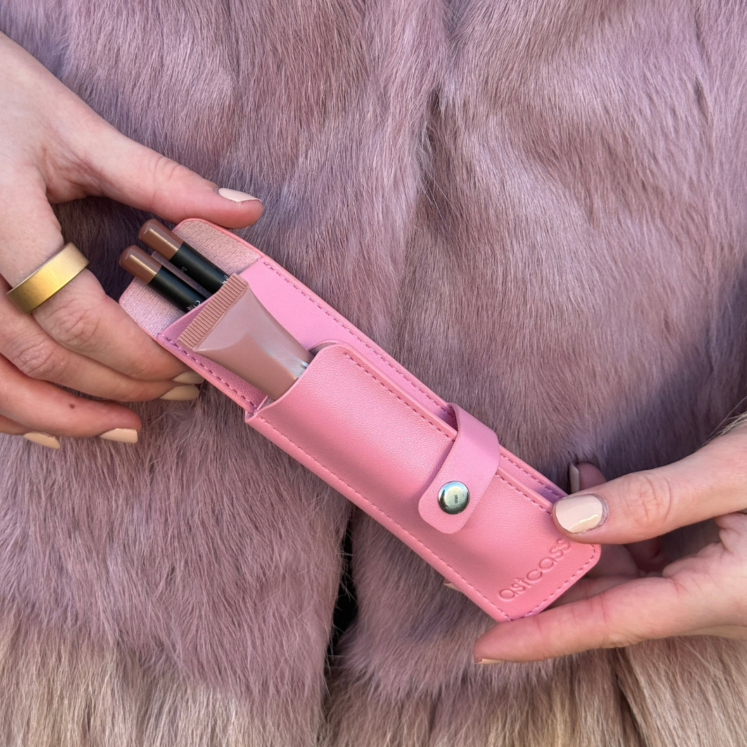 Astcass Mirrored Lip Combo Case - Classic Pink