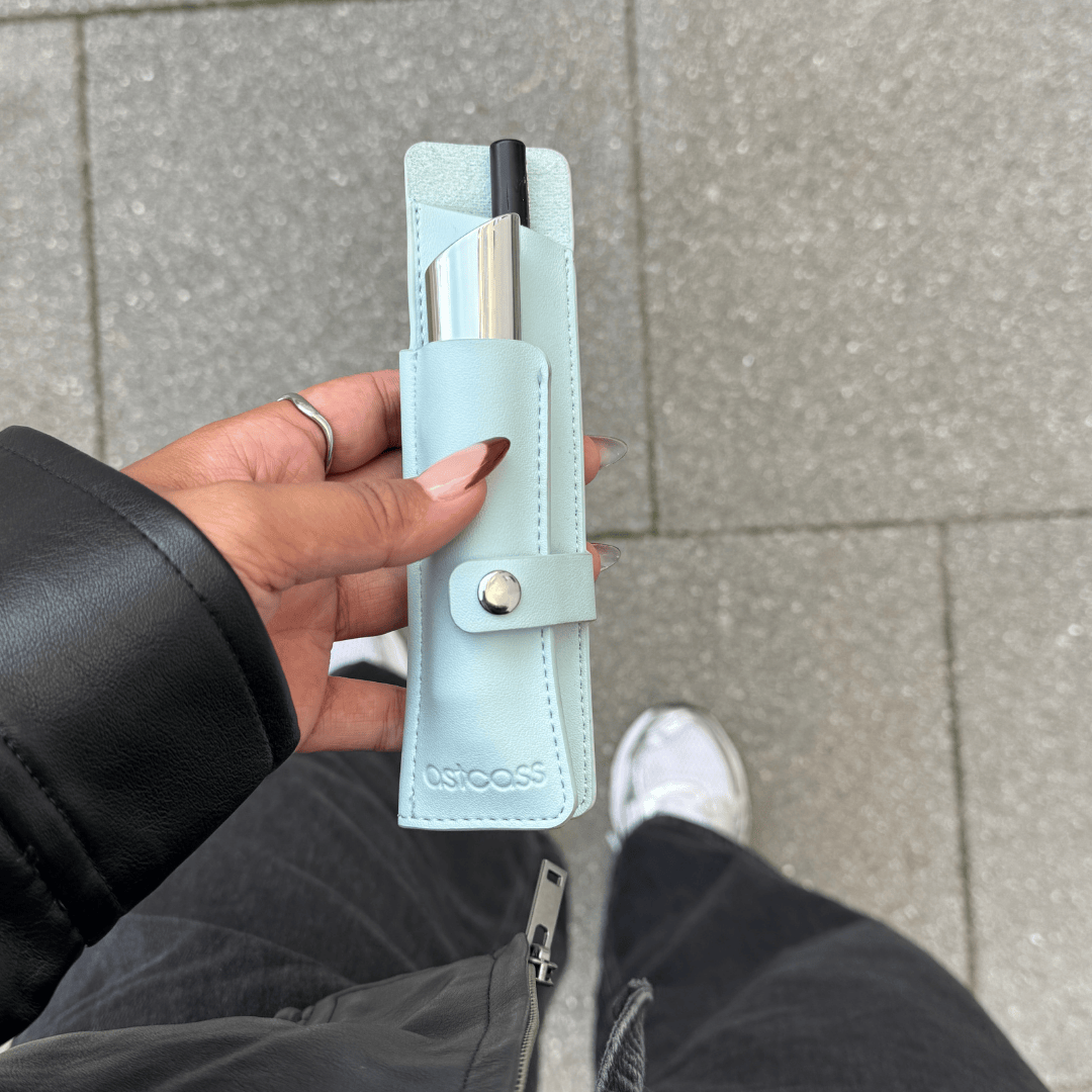 Astcass Mirrored Lip Combo Case - Bubble Bath Blue