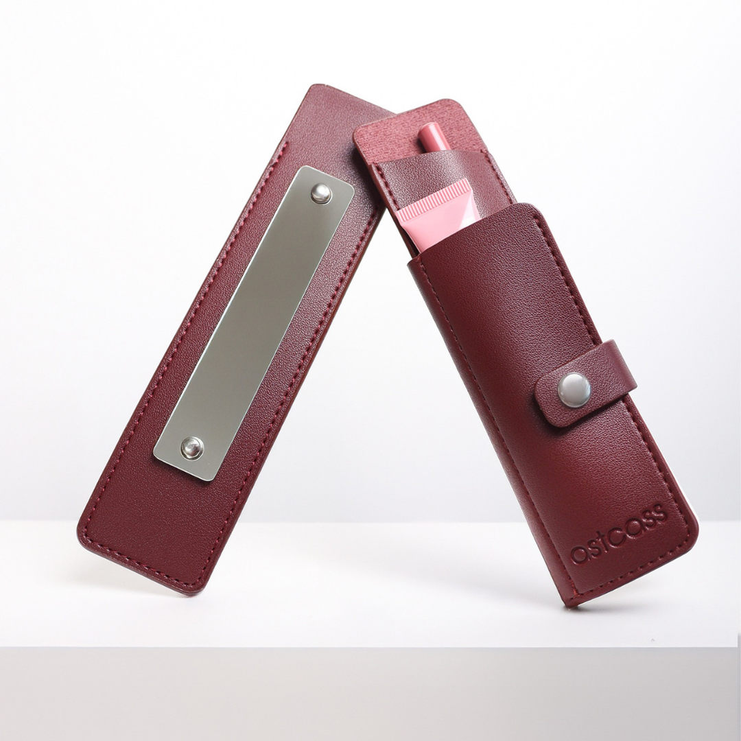 Astcass Mirrored Lip Combo Case - Burgundy Fall