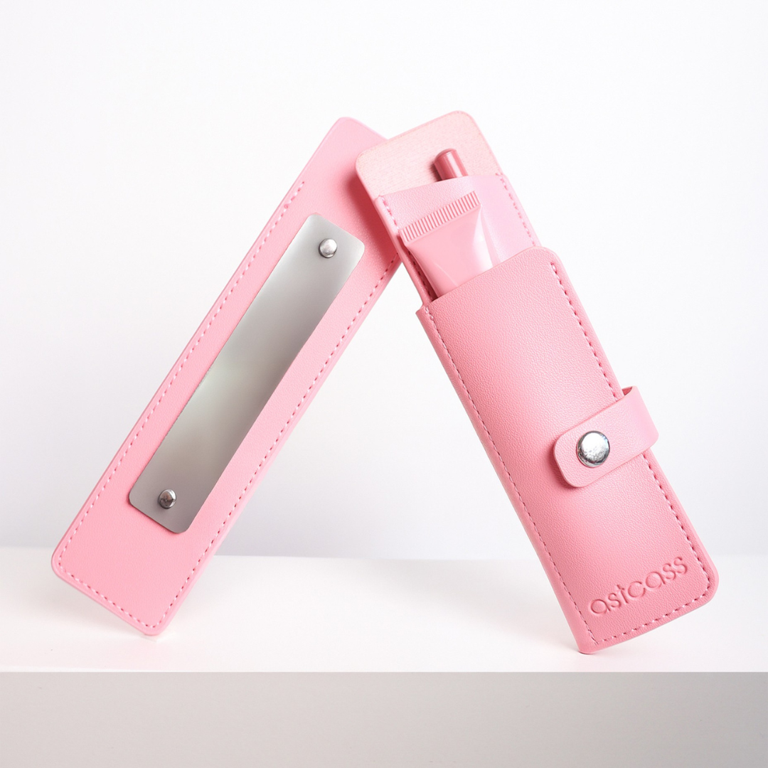 Astcass Mirrored Lip Combo Case - Classic Pink